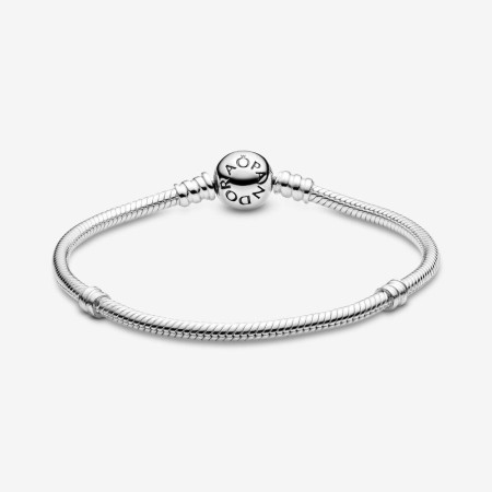 Pandora Bracciale Moments con maglia snake e chiusura a cuore scintillante 2