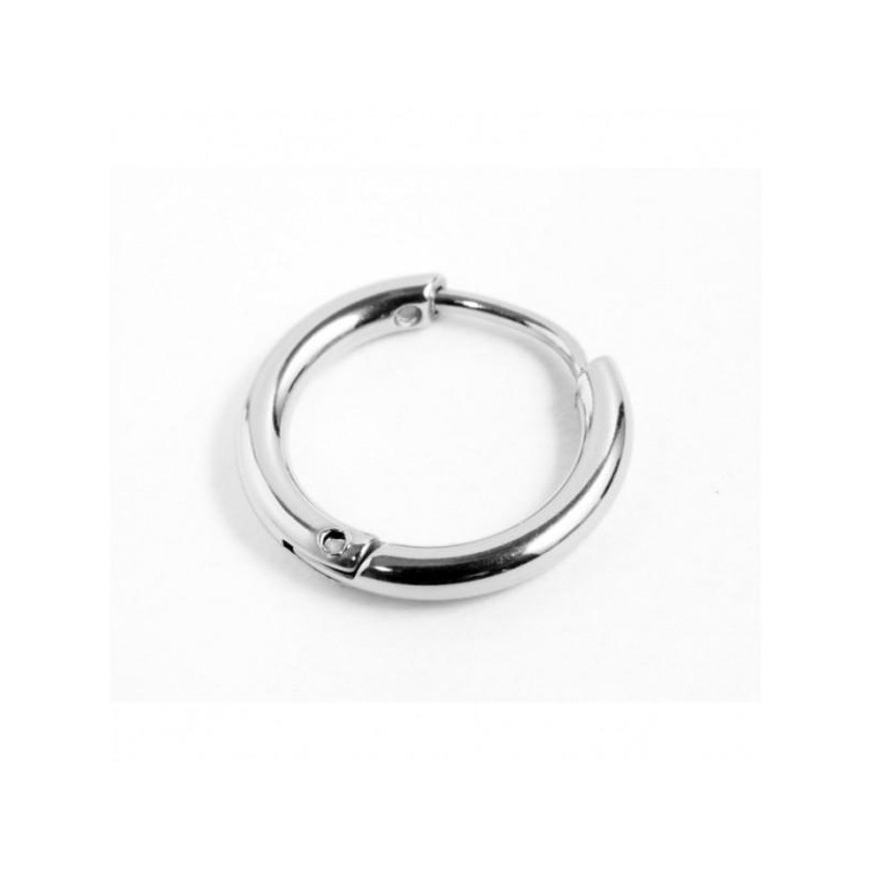Marlù MONO ORECCHINO CERCHIO ACCIAIO