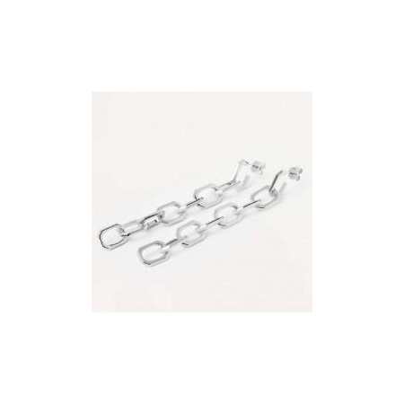 PDPAOLA ORECCHINI ENDLESS SIGNATURE CHAIN 2