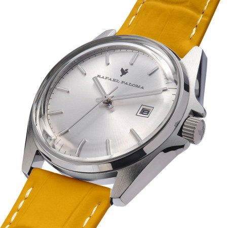 RAFAEL PALOMA OROLOGIO BILBAO + CINTURINO GIALLO 2