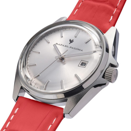 RAFAEL PALOMA OROLOGIO BILBAO + CINTURINO ROSSO 2