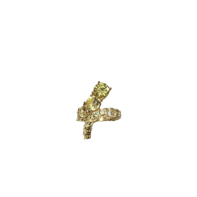 DAGO - Anello Serpente Giallo