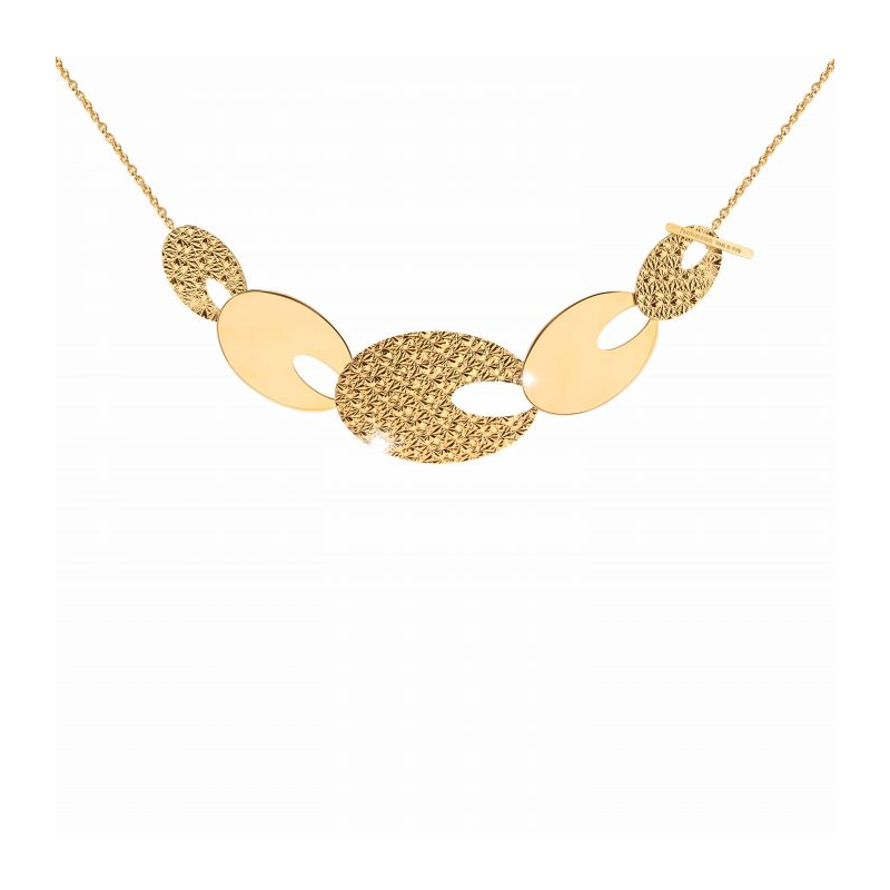 Collana girocollo Femme con ovali diamantati