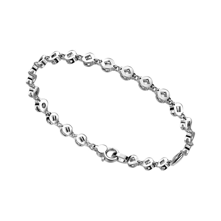 Zancan - Bracciale solo maglia in argento