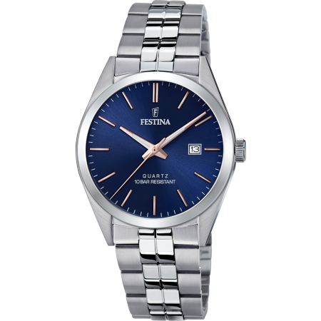 FESTINA    OROLOGIO CLASSICS AZZURO UOMO