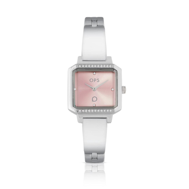 OPS OBJECT - orologio SQUARED FASHION in acciaio