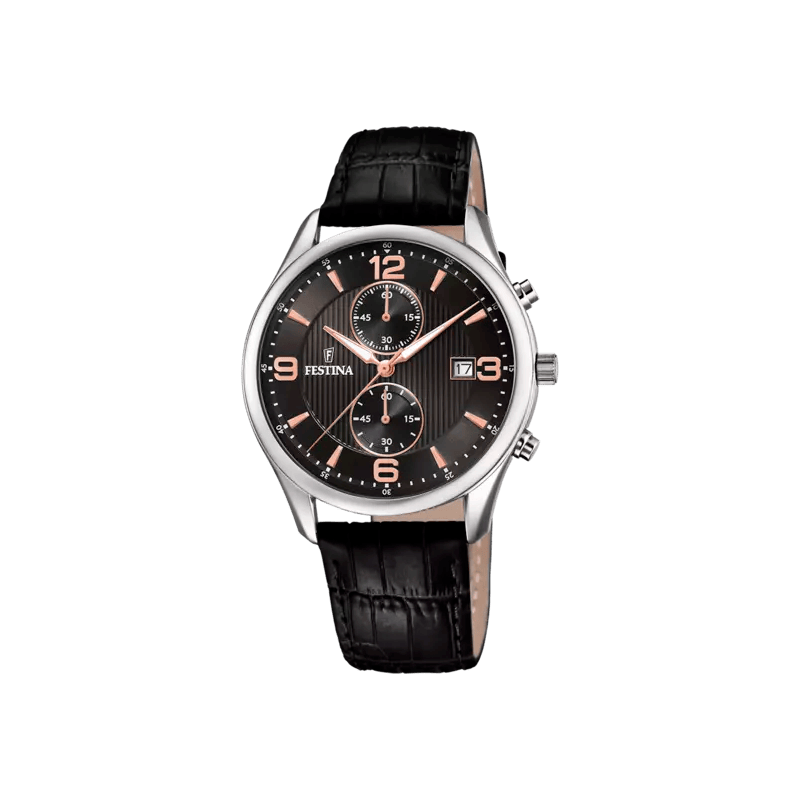 FESTINA - OROLOGIO UOMO TIMELESS CRONOGRAFO MARRONE