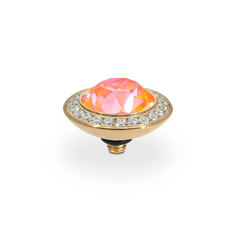 QUDO    Tondo Deluxe Top 13 mm - Gold orange glow