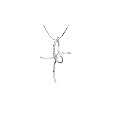 Nardelli -Collana con croce Pendente oro 18ct