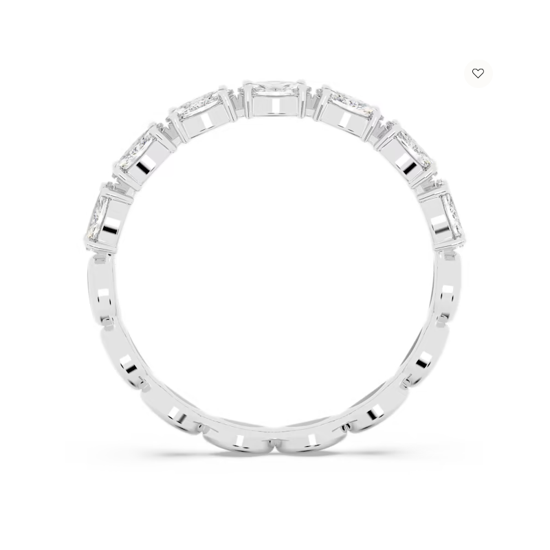 Swarovski - Anello Vittore, Taglio Marquise, Bianco, Placcato rodio