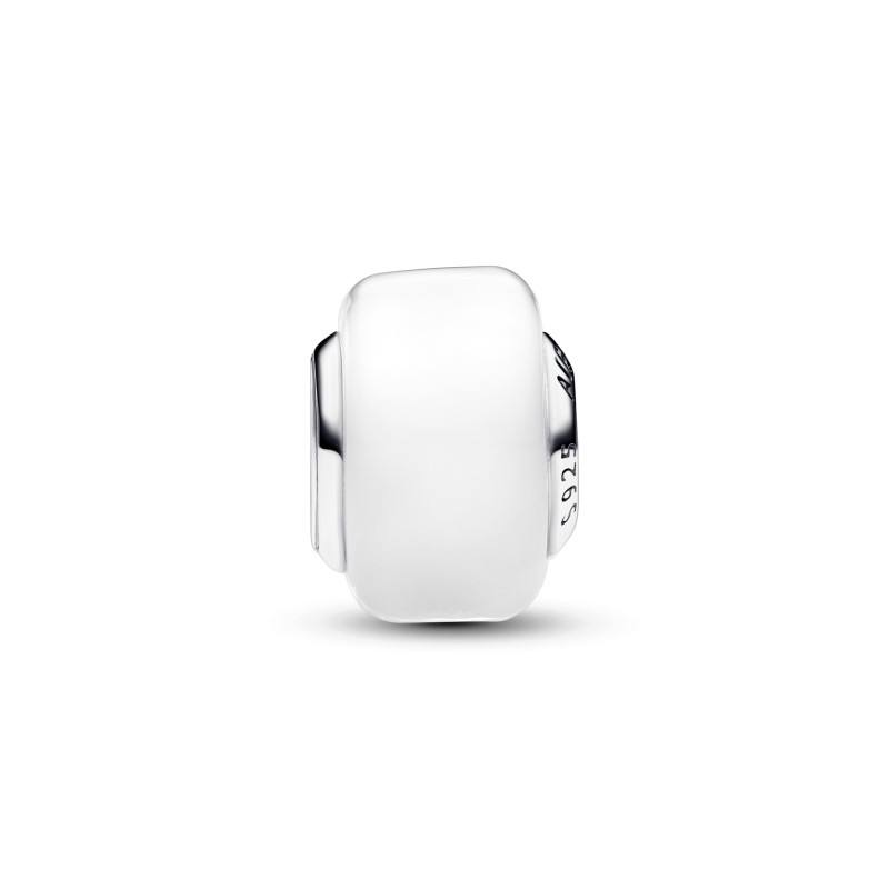 Pandora - Charm Mini Vetro di Murano Bianco