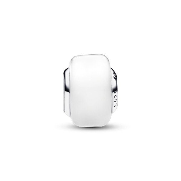 Pandora - Charm Mini Vetro di Murano Bianco