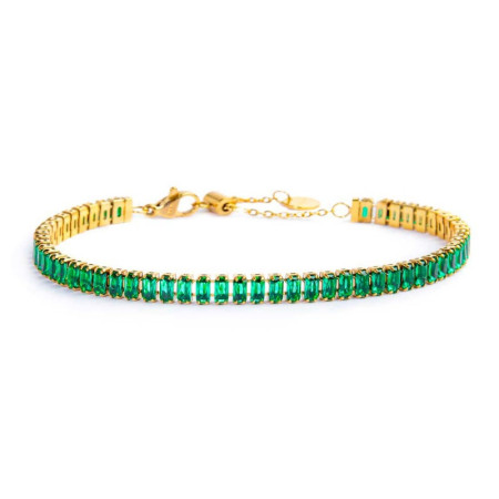 Marlù Bracciale tennis cristalli baguette