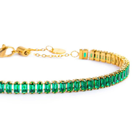 Marlù Bracciale tennis cristalli baguette 2