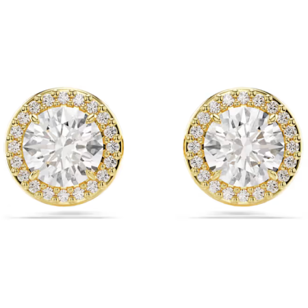 SWAROVSKI - Orecchini a lobo Una Tono Dorato Placcato color oro 2