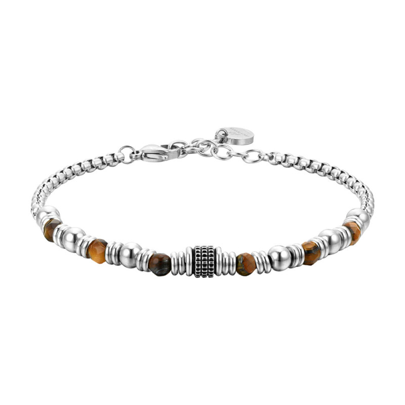 Luca Barra - Bracciale pietre occhio di tigre