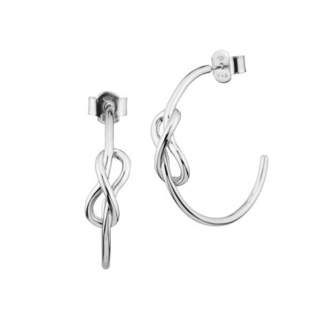 Boccadamo   Orecchini a cerchio con simbolo dell'infinito