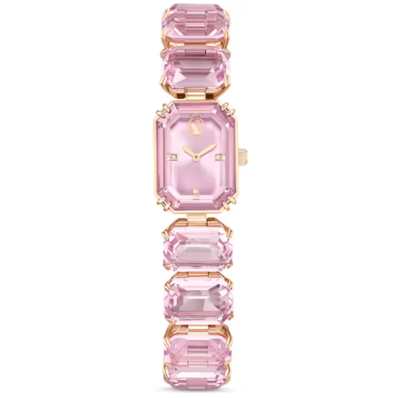 Swarovski - Orologio Braccialetto con taglio Octagon, Rosa, Finitura in tono oro rosa 2