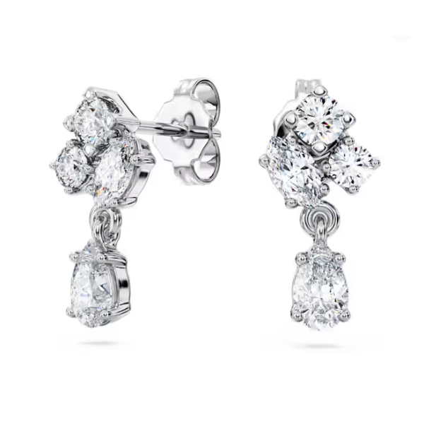 SWAROVSKI - Orecchini pendenti Galaxy Diamanti 0,75 ct tw, Taglio misto, Oro bianco 18 K