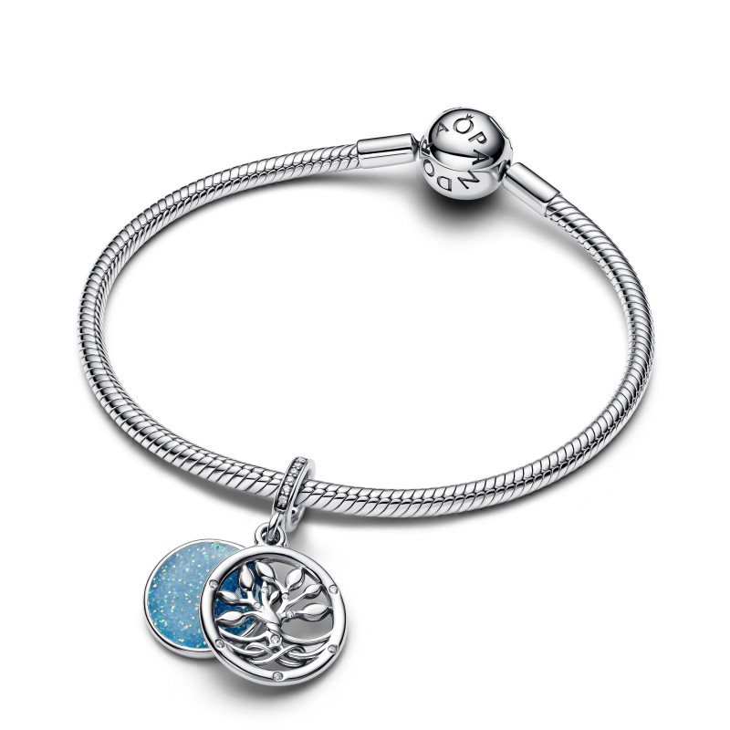 Pandora  Charm Pendente Albero della Famiglia che si illumina al buio