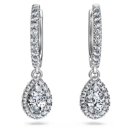 SWAROVSKI  -  Orecchini pendenti Eternity Diamanti creati in laboratorio 1,25 ct tw, Taglio misto, Oro bianco 18 K 2