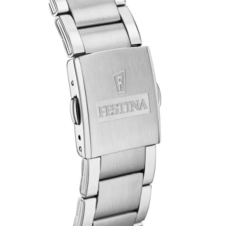 FESTINA   OROLOGIO TIMELESS CHRONOGRAPH ARGENTO CON CINTURINO IN ACCIAIO, UOMO. 2