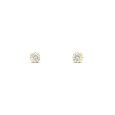 Stroili - Orecchini Lobo Punto Luce Bon Ton Oro Giallo Cubic Zirconia 2