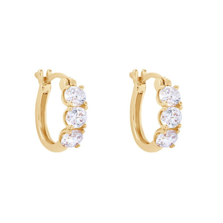 Stroili   -  Orecchini A Cerchio Golden Dream Placcato Oro Giallo Cubic Zirconia 2