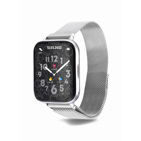 Roccobarocco Orologio - Elite – Smartwatch Unisex Acciaio Argento 2