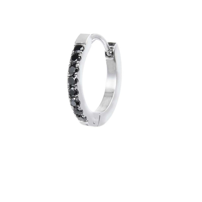 Marlù   Orecchino a cerchio 1,7cm con zirconi