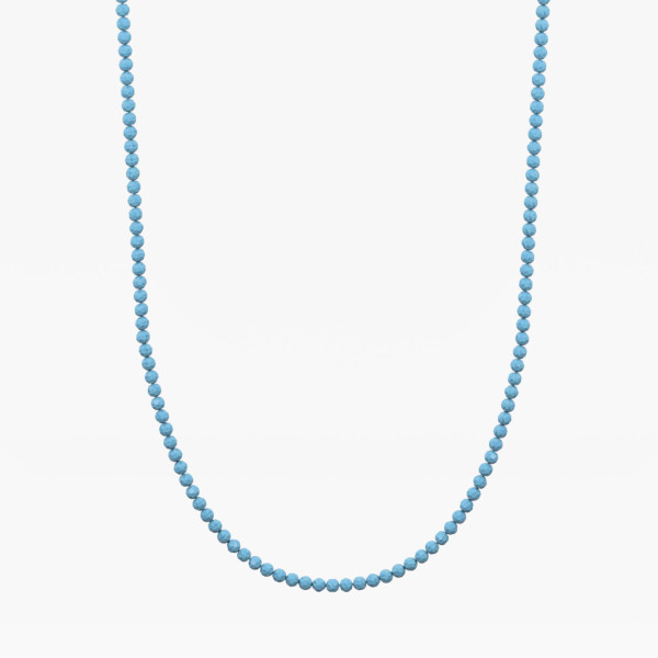 Kidult - Collana Girocollo componibile con zirconi acquamarina  SEÑORITA