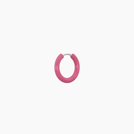 KIDULT -  Orecchino componibile a cerchio rosa  ONLY FUN