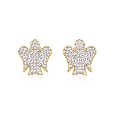 ROBERTO GIANNOTTI - ORECCHINI ANGELI IN ARGENTO E ZIRCONI