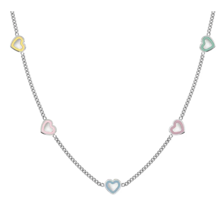 NOMINATION -  COLLANA FAIRYICONS MIX DI CUORI COLORATI