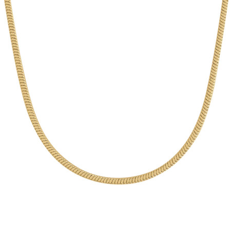 LUCA BARRA  -  COLLANA DONNA IN ACCIAIO IP GOLD