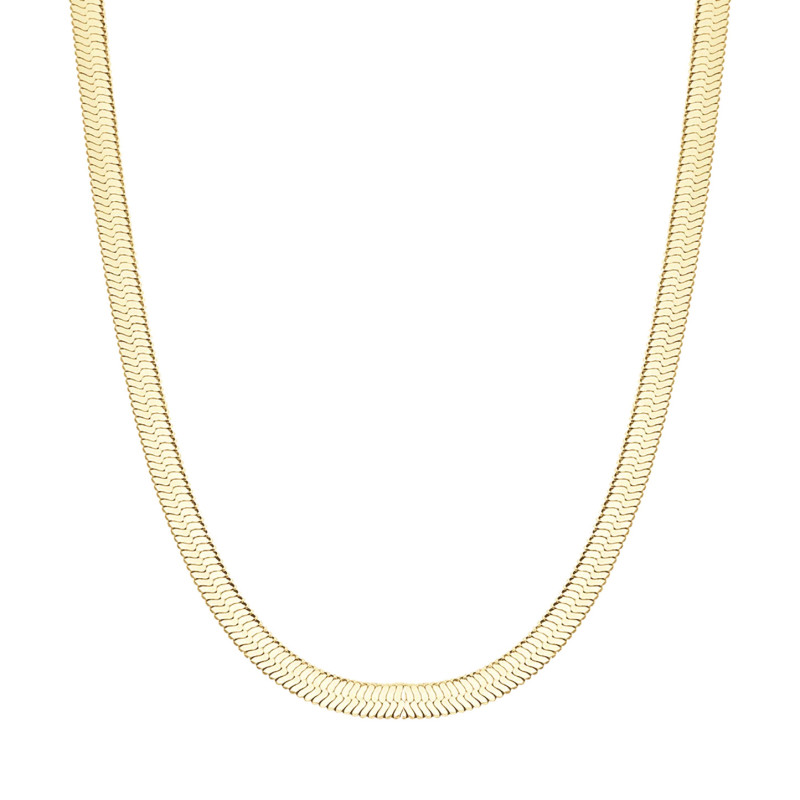 Luca Barra -  COLLANA DONNA SNAKE IN ACCIAIO IP GOLD