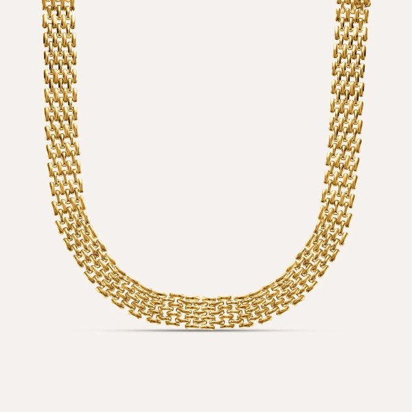 Stroili  -  Collana Panther Chain Lady Code Acciaio Dorato