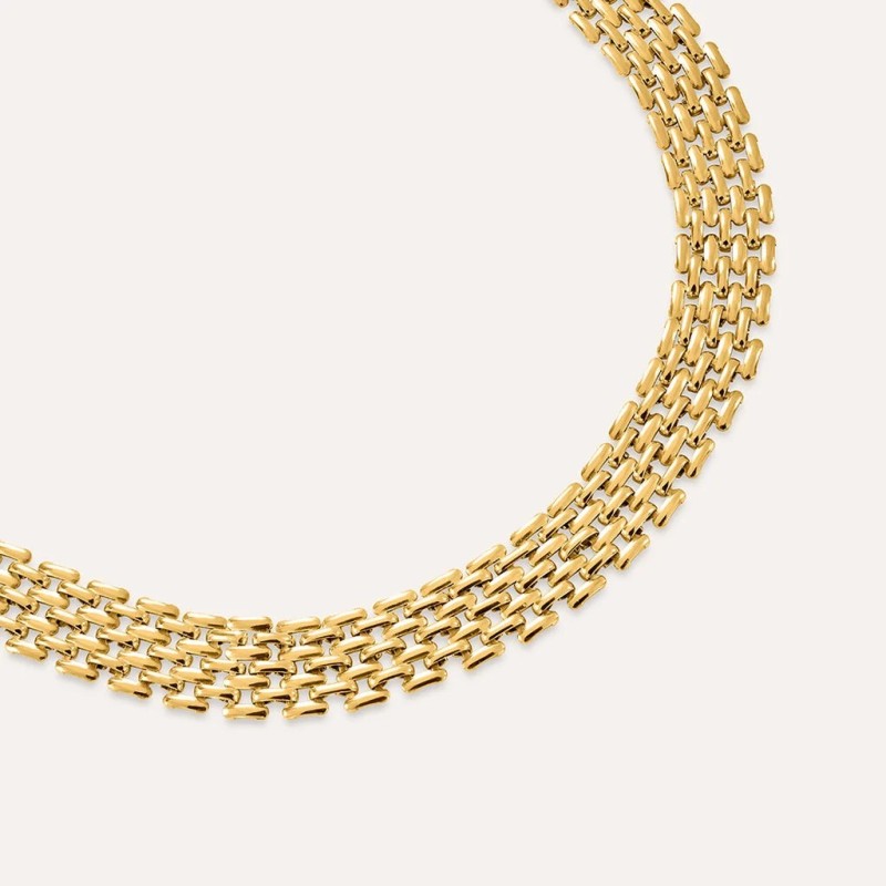 Stroili  -  Collana Panther Chain Lady Code Acciaio Dorato