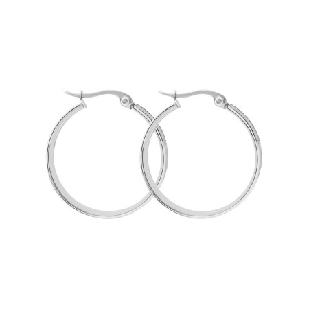 Stroili -  Orecchini A Cerchio Lady Shine Acciaio 2