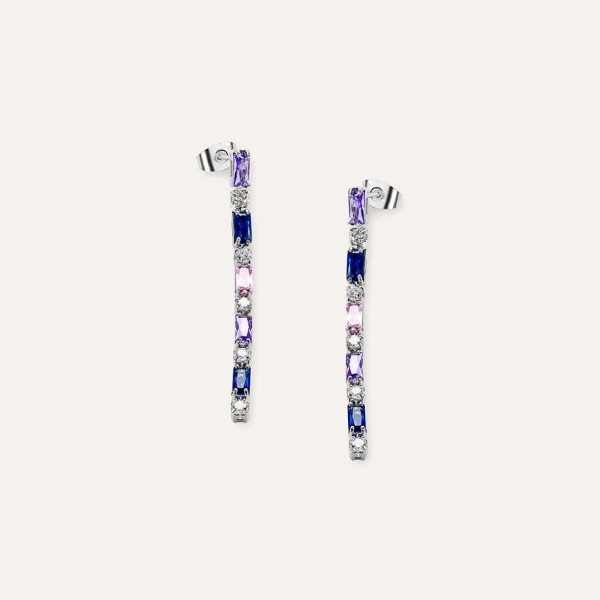 Stroili   -  Orecchini Pendenti Tennis Romantic Shine Ottone Cristallo
