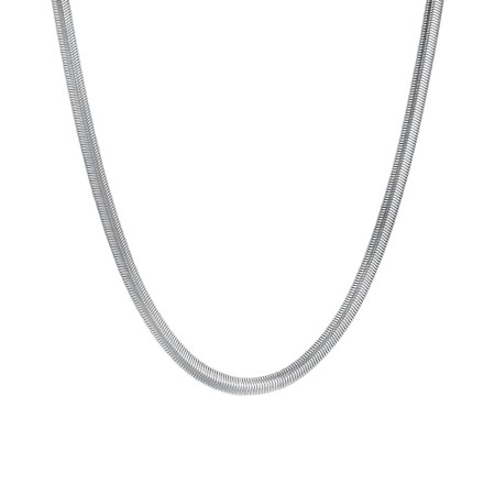 LUCA BARRA  -  COLLANA DONNA IN ACCIAIO