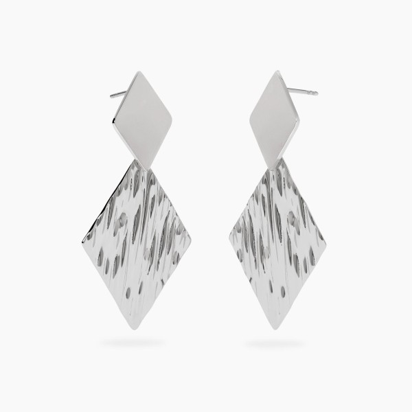 KIDULT -  Orecchini con pendenti martellati