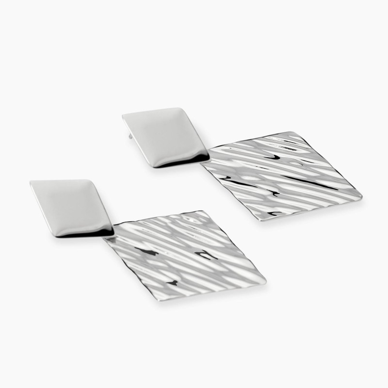 KIDULT -  Orecchini con pendenti martellati