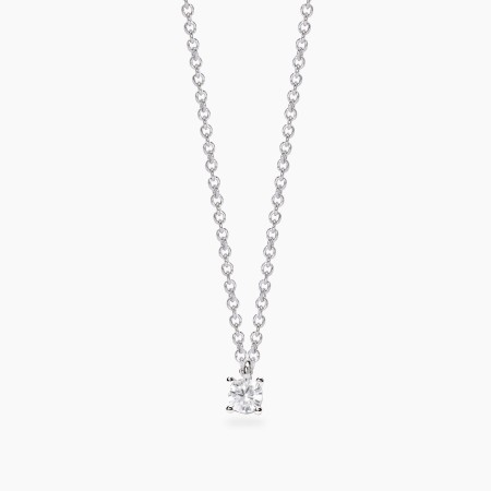 MABINA  - Collana Girocollo con diamante lab-grown
