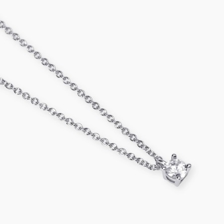 MABINA  - Collana Girocollo con diamante lab-grown 2