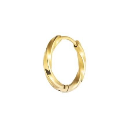 Marlù   -   Orecchino a cerchio ritorto 1,7 cm