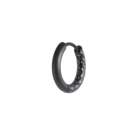 Marlù   -  Orecchino a cerchio 1,5 cm trama diamantata 2