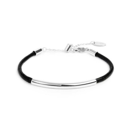 Marlù   Bracciale triplo filo con cordino cerato con tubolare centrale