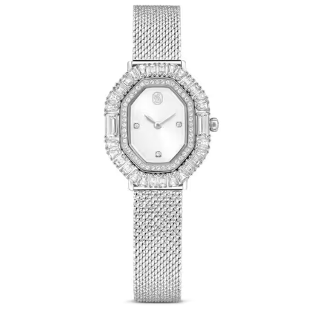 Swarovski  - Orologio Matrix octagon Bracciale di metallo, Tono argentato