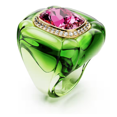 SWAROVSKI - Anello cocktail Dulcis Taglio Cushion, Pavé, Multicolore